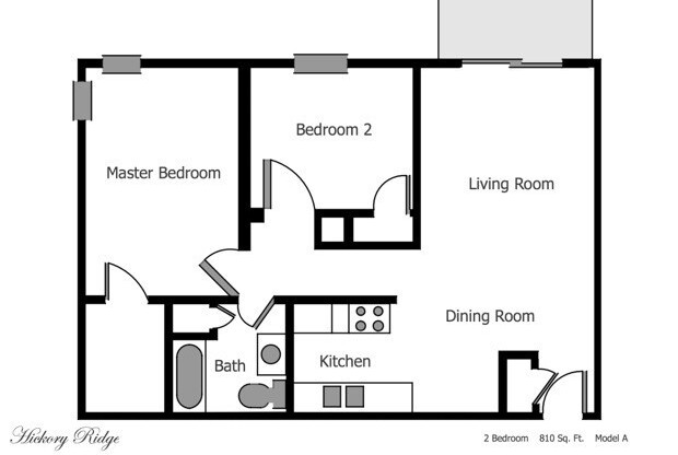 2 beds, 1 bath, 810 sqft, $1,049, Unit 4211-11