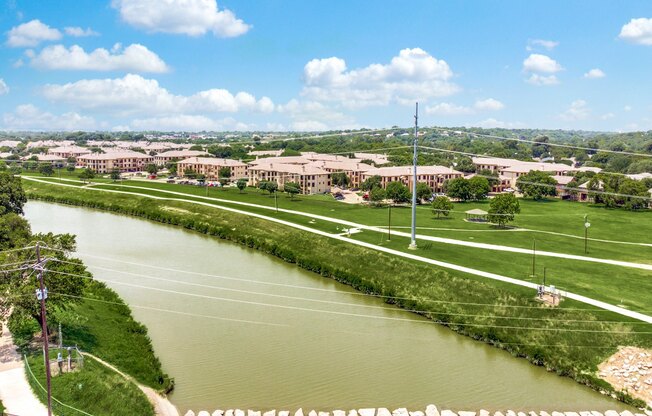 Access to the Trinity River at The Canyons Apartments, Fort Worth, Texas