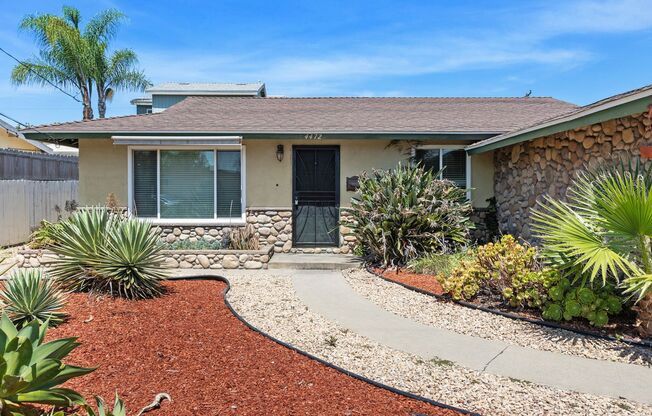 One level single family home in Clairemont Mesa
