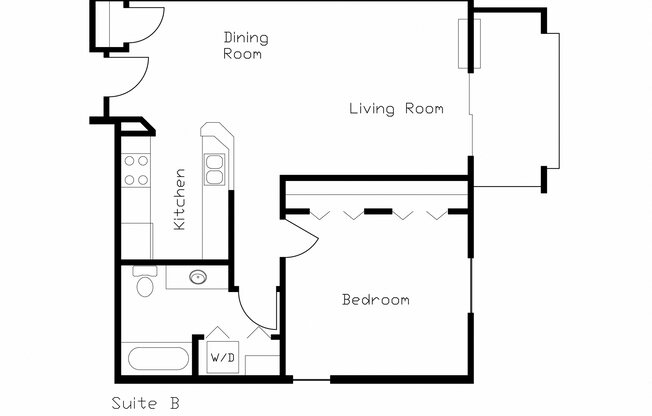 1 bed, 1 bath, 724 sqft, $1,425