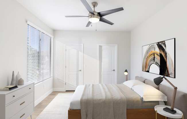 Spacious Bedroom With Comfortable Bed at Monte Viejo, Phoenix, AZ, 85024