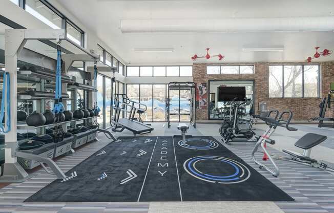 Gym at Sierra Gateway Apartments, California, 95677