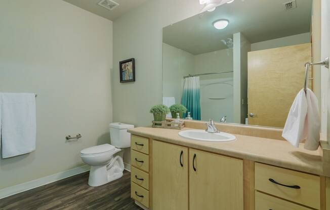 1x1 bathroom  l Fremont Mews Apartments