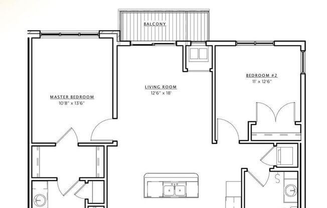 2 beds, 2 baths, 959 sqft, $2,535, Unit 902-412