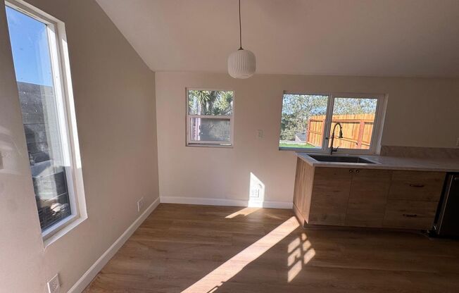 1 bedroom 1 bath brand new ADU Style home.