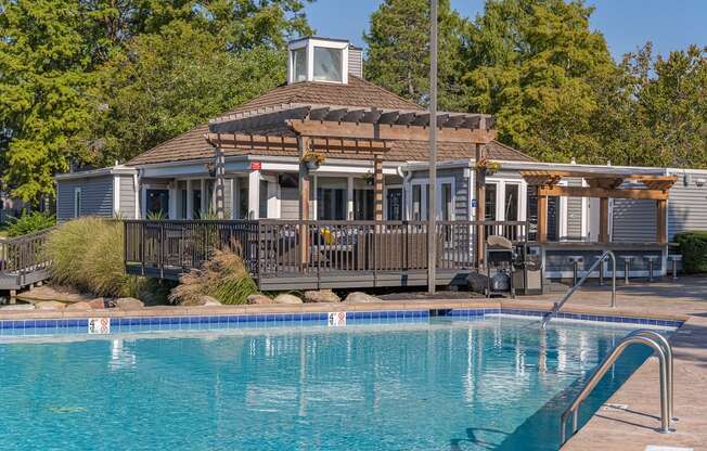 Pool at Harpers Point Apartments, Cincinnati, OH, 45249