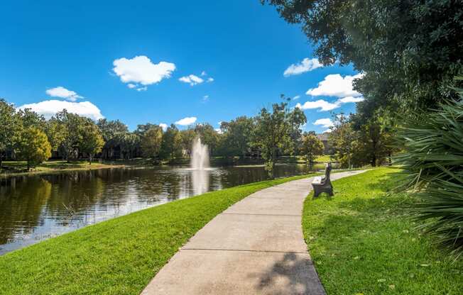 Lakeside Walking Path at Heritage Cove, Stuart, Florida 34997