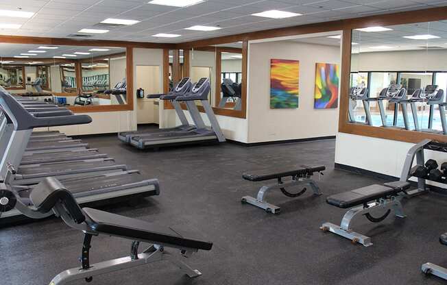 Fitness Center With Weight Room, at Reserve Square, Cleveland, OH