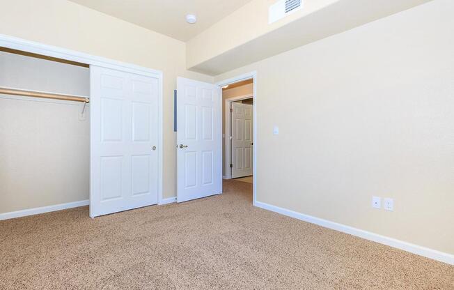 Our large closets give you all the storage room you need at Boulder Creek