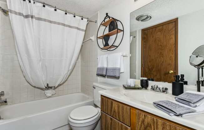 Bathroom with Tiled Shower