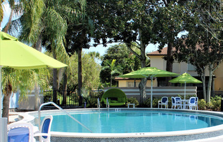 Sparkling Swimming Pool at Park Village in Melbourne, FL