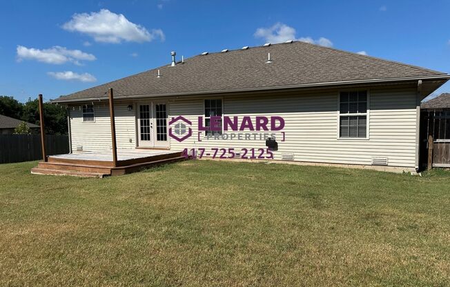 Spacious 3 Bedroom Home Ready for Move In!