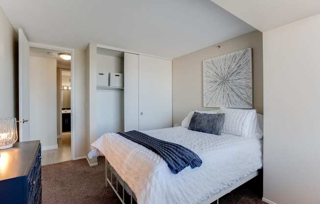 Gorgeous Bedroom at ELEVATE Apartment Homes, Minneapolis, MN, 55403