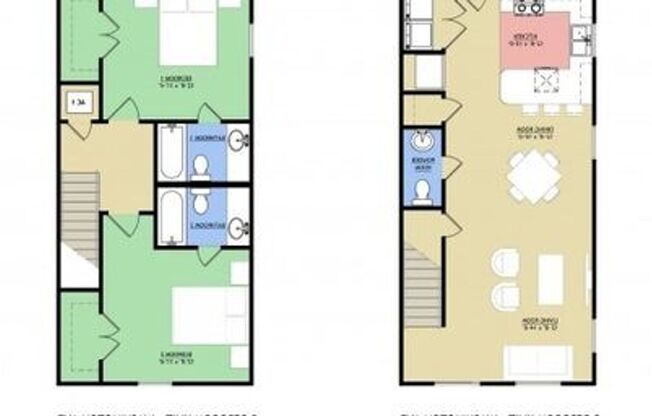 2 beds, 2.5 baths, 1,265 sqft, $1,395, Unit 3202