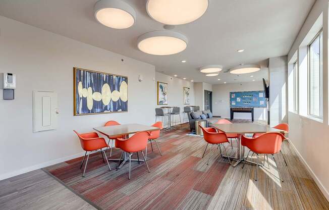 Resident Lounge at Square at 48 in Lincoln, NE