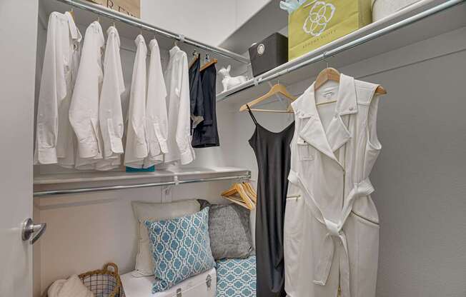Closets In Hanging Clothes at Vue Fitzhugh, Texas, 75204