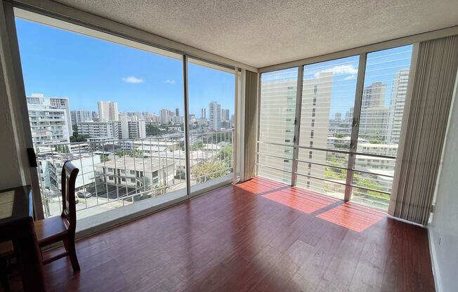 Hale O Kalani Towers - 1702 Kewalo St. #804. 2 bed 1 bath 1 parking available now!