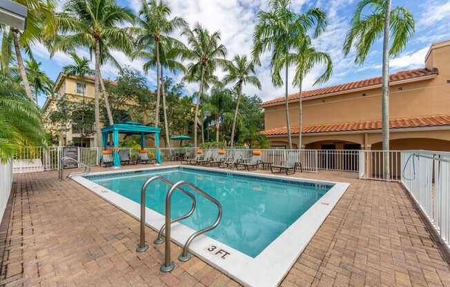 Gatehouse on the Green apartments in Plantation, FL photo of pool