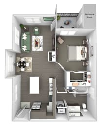 1 bed, 1 bath, 825 sqft, $1,418