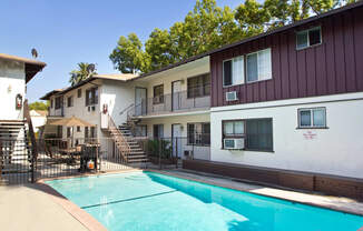 our apartments in a city have a swimming pool