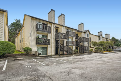 Exterior Buildings at Brookhaven Apartments in Federal Way, Washington