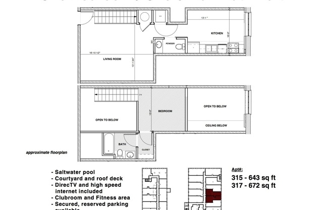 1 bed, 1.5 baths, 643 sqft, $1,495, Unit APT 315