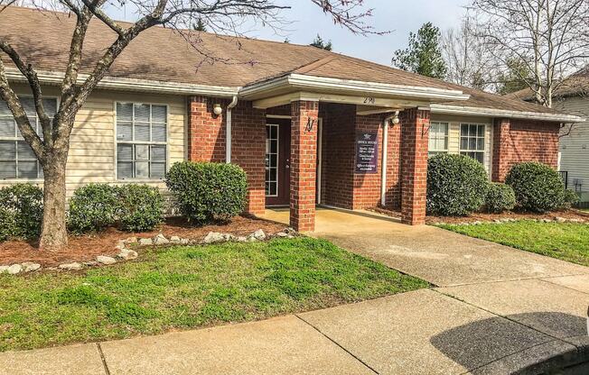 Exterior of leasing office at Cobblestone Corners Apartment Homes, Nashville, TN