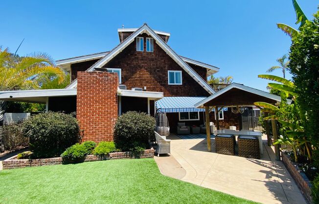 Coronado Village- Long-Term Furnished Rental, 3+ BR/3BA California Coastal Home