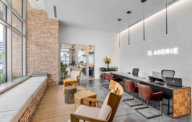 St. Andrie Entrance & Blue Tile Coffee Lounge