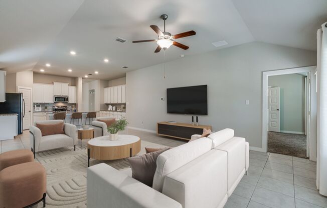 Stunning like new single story 4 bedroom 3 bath home!