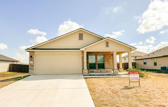 Available NOW Beautiful 3 bedroom, 2 bath, 2 car garage home with garage door opener, covered patio and privacy fenced yard. Beautiful home with carpet flooring throughout with tile flooring in the wet areas. Master bath has stand alone shower. This home