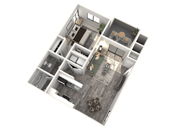 1 bed, 1 bath, 701 sqft, $2,853