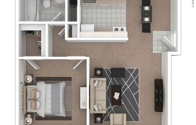 1 bed, 1 bath, 750 sqft, $1,100, Unit 3459-205