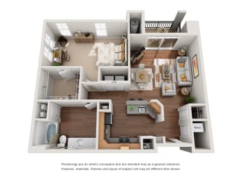 1 bed, 1 bath, $2,170