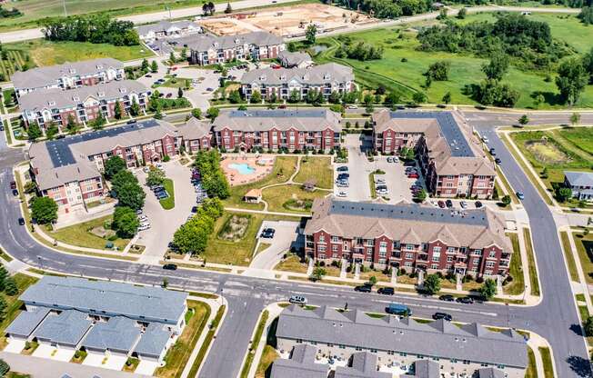 Van Buren Place Exterior Apartments in Sun Prairie, WI