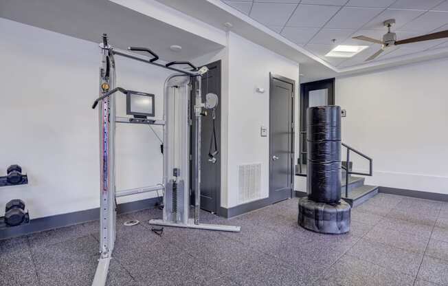Modern Fitness Center at The Lincoln Apartments, North Carolina, 27601