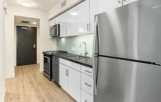 Kitchen with Stainless Steel Appliances