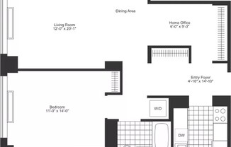 1 bed, 1 bath, $6,250, Unit N06G