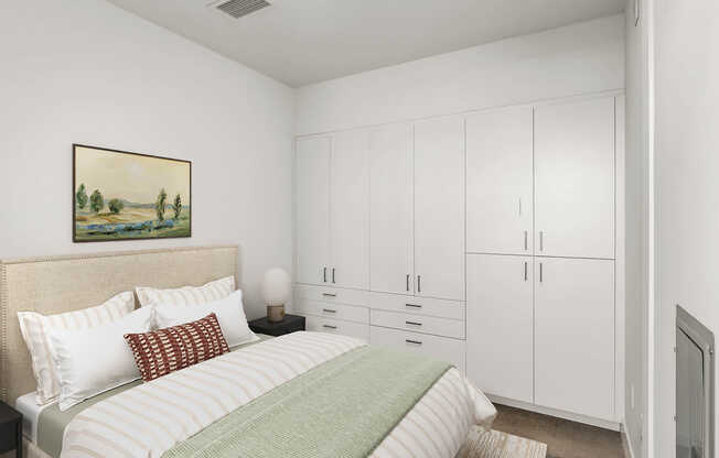 Bedroom with Hard Surface Flooring