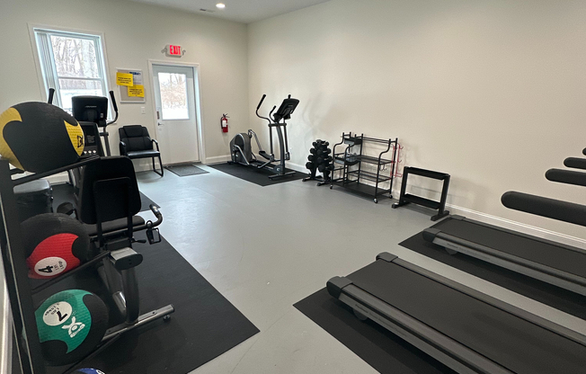 Stay active and healthy in our on-site fitness center, designed to accommodate a variety of workout routines and fitness goals