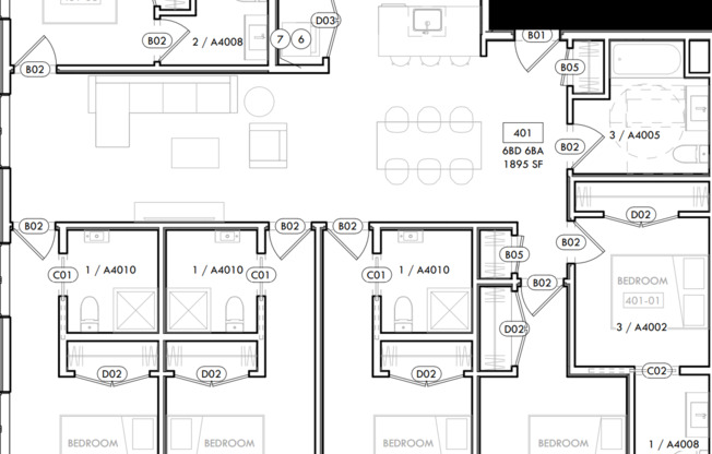 1 bed, 1 bath, 120 sqft, $900