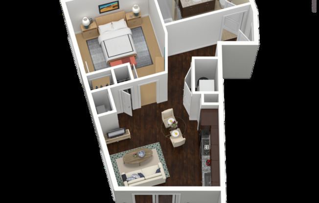 1 bed, 1 bath, 637 sqft, $2,295, Unit 306