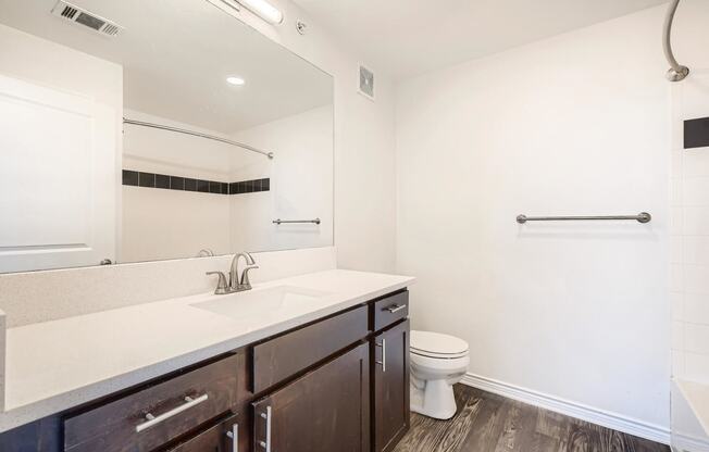 A Typical Bathroom at Fox Run Lofts