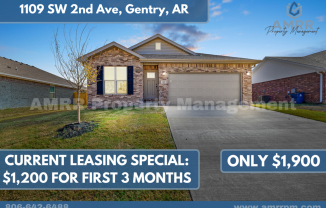 NEW 4 Bedroom Home In Highfill, Arkansas, Near Bentonville!