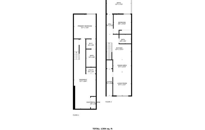 2 beds, 2 baths, 1,650 sqft, $1,700, Unit Unit A