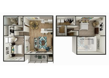2 beds, 1 bath, 1,000 sqft, $1,590