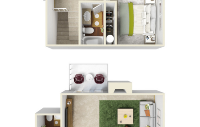 2 beds, 1 bath, 1,071 sqft, $1,783