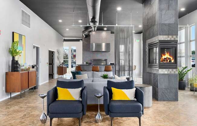 Clubhouse Interior at Mosaic on the River Apartments, Richland, WA, 99352