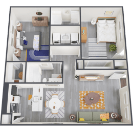 2 beds, 2 baths, 900 sqft, $1,099