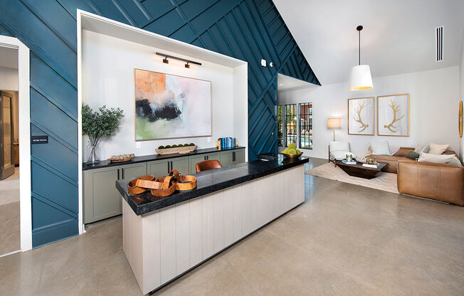 kitchen in the clubhouse